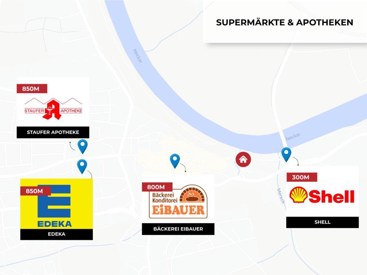 Wohnung In Top-Lage - Direkt Am Bahnhof Bad Wimpfen Εξωτερικό φωτογραφία